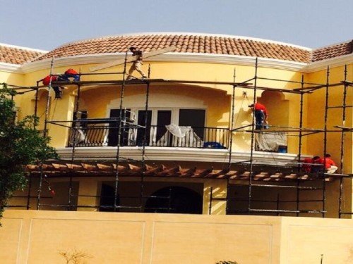 villa painting services dubai golden spotless