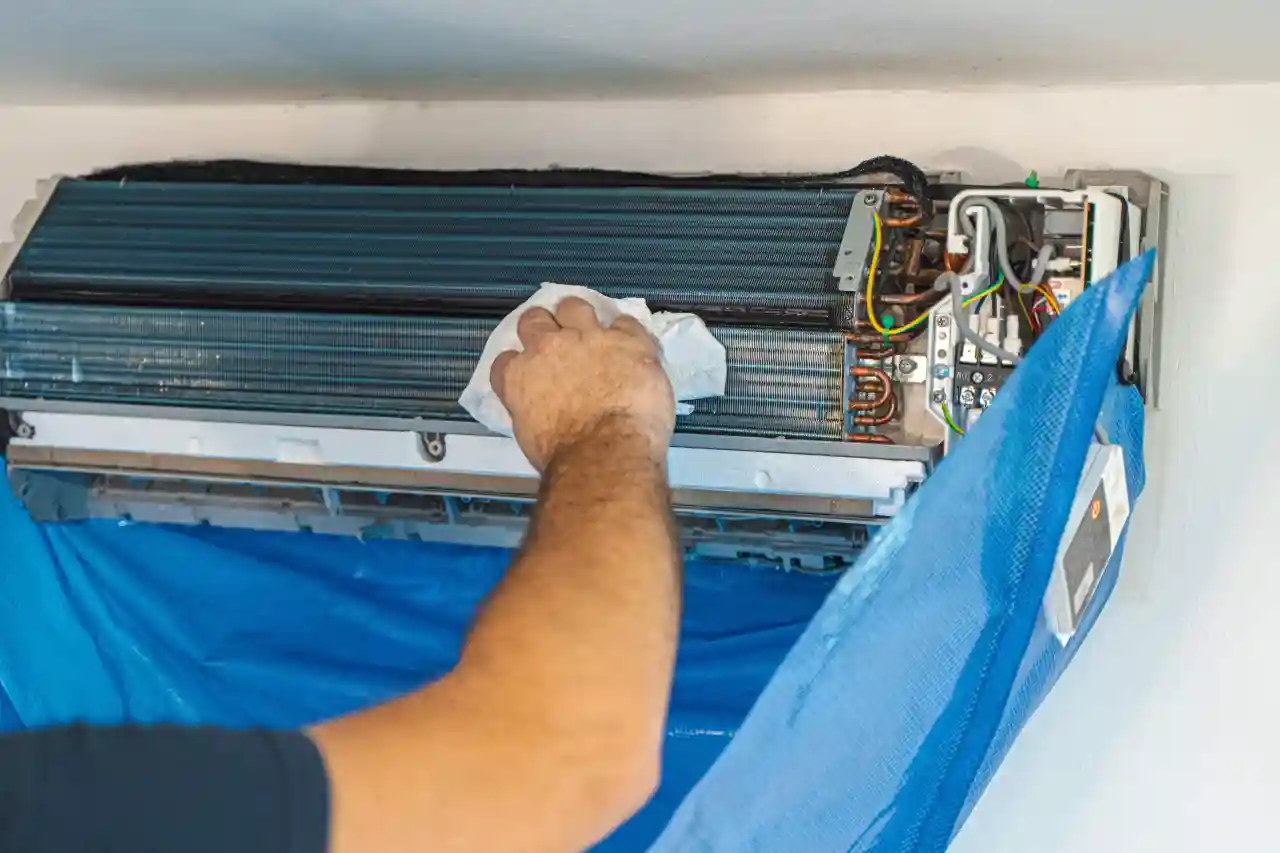 how to clean ac coils