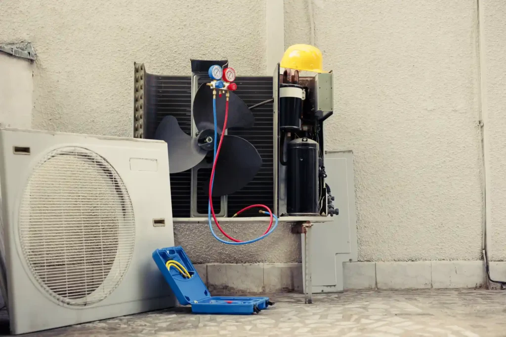 how to check ac gas leakage