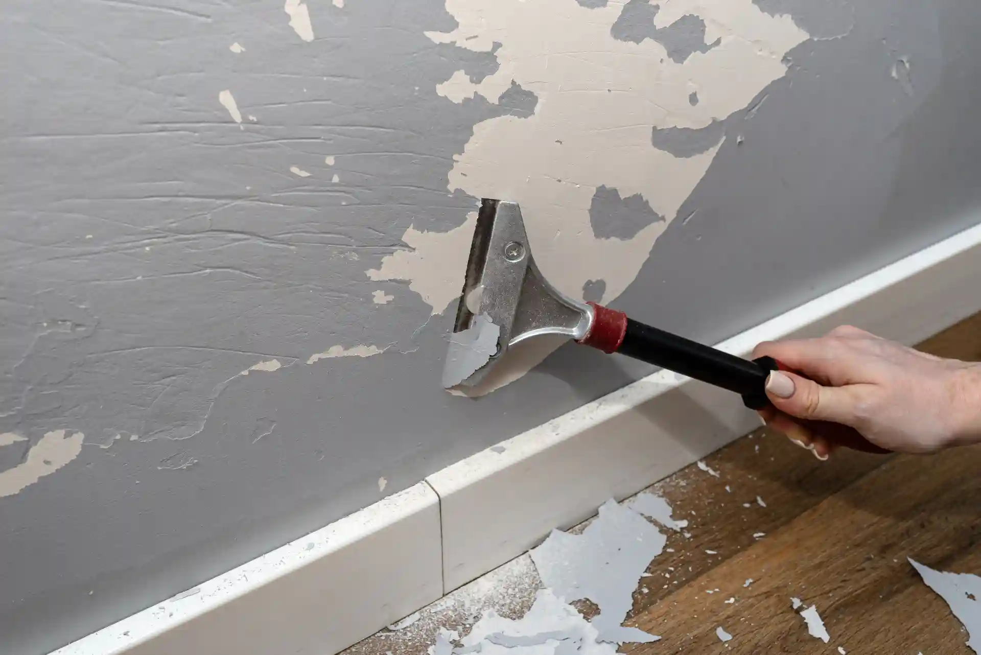 how to remove old paint from walls